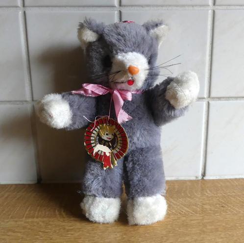 Shanghai Doll Factory poes kat vintage knuffel pluche poesje, Kinderen en Baby's, Speelgoed | Knuffels en Pluche, Gebruikt, Poes