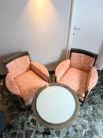 Vintage Italiaans Design Giorgetti: 2 zetels en salontafel, Antiek en Kunst, Antiek | Meubels | Stoelen en Banken, Ophalen