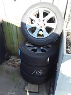 Set velgen aluminium met winterbanden 4-5 mmP/m, Auto-onderdelen, Banden en Velgen, Ophalen, 17 inch, Winterbanden, Personenwagen
