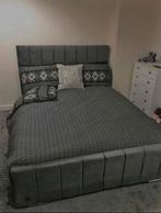 Panel bed with mattress high quality 1 year warranty, Ophalen, Tweepersoons, Zo goed als nieuw, 200 cm