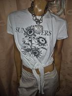 Mooi Mango shirt - maat L - zgan, Mango, Wit, Maat 42/44 (L), Ophalen of Verzenden