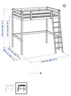 Hoogslaper 1persoons, Huis en Inrichting, Gebruikt, Eenpersoons, Ophalen of Verzenden, 200 cm