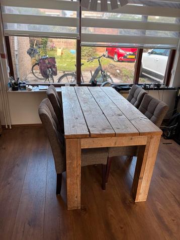 Steigerhouten Eettafel - Robuust & Op Maat beschikbaar voor biedingen