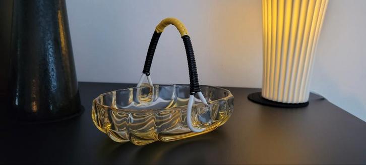 Walther glas bonbonnière 50s, Antiek en Kunst, Antiek | Schalen, Ophalen of Verzenden