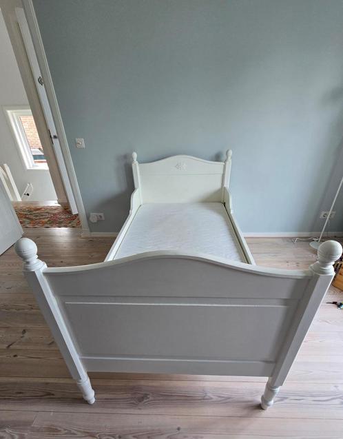Kinderbed, Kinderen en Baby's, Kinderkamer | Bedden, Gebruikt, 180 cm of meer, 85 tot 100 cm, Lattenbodem, Matras, Ophalen