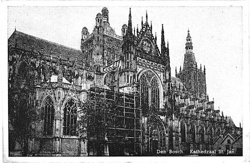 913433	Den Bosch	Kathedraal	St Jan	niet gelopen, Verzamelen, Ansichtkaarten | Nederland, Ongelopen, Noord-Brabant, Ophalen of Verzenden