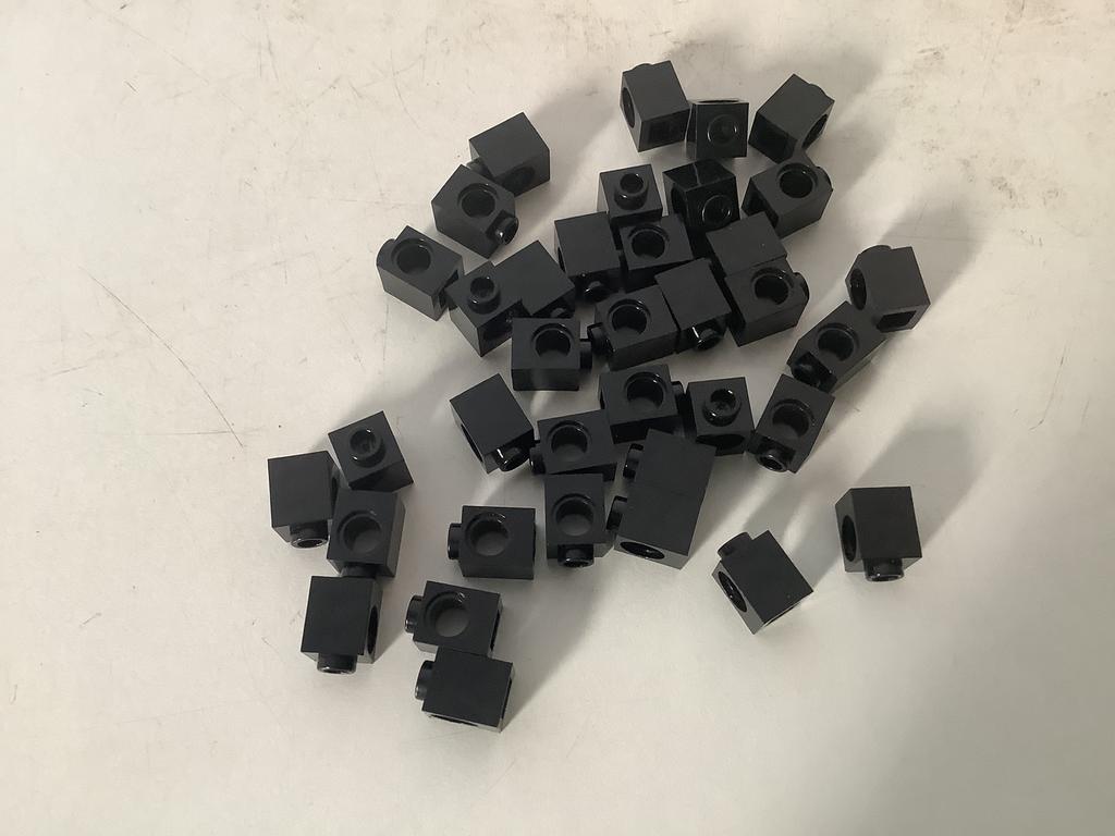 Lego technic steen 1x1 met gat zwart, Kinderen en Baby's, Speelgoed | Duplo en Lego, Ophalen of Verzenden, Gebruikt, Losse stenen