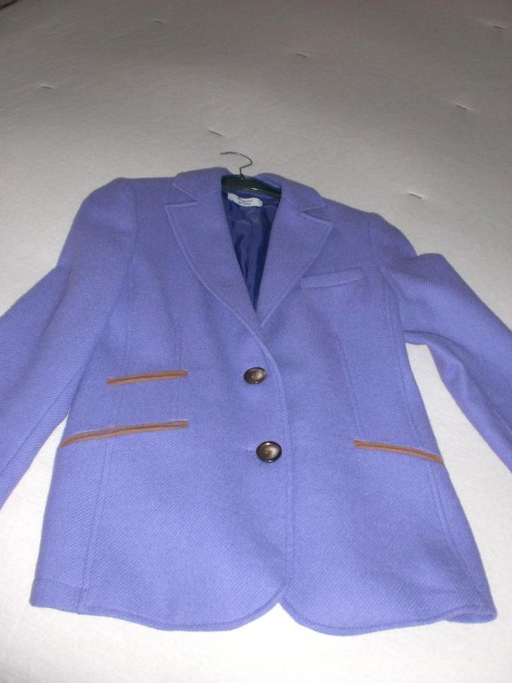 Scapa Colbert, Kleding | Dames, Jasjes, Kostuums en Pakken, Zo goed als nieuw, Jasje, Maat 38/40 (M), Paars, Verzenden