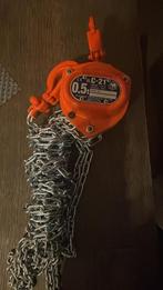 Handtakel 500kg 3 meter, Doe-het-zelf en Verbouw, Lieren en Takels, Ophalen of Verzenden, Zo goed als nieuw