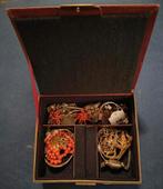 Mooi sieraden doosje met sieraden., Ophalen of Verzenden, Overige materialen