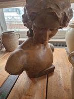 Borstbeeld kalk "VAN LOON 1917"  €50    AFGEPRIJSD, Antiek en Kunst, Antiek | Keramiek en Aardewerk, Ophalen of Verzenden