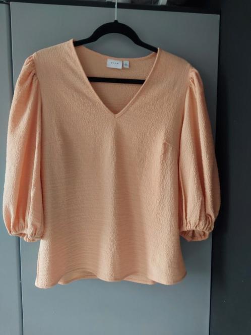 Vila shirt zalmkleur maat 36, Kleding | Dames, Blouses en Tunieken, Zo goed als nieuw, Maat 36 (S), Oranje, Ophalen of Verzenden