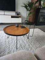 Salontafel en bijzettafel, Huis en Inrichting, Tafels | Salontafels, Ophalen, Eikenhout, 100 tot 150 cm, Rond