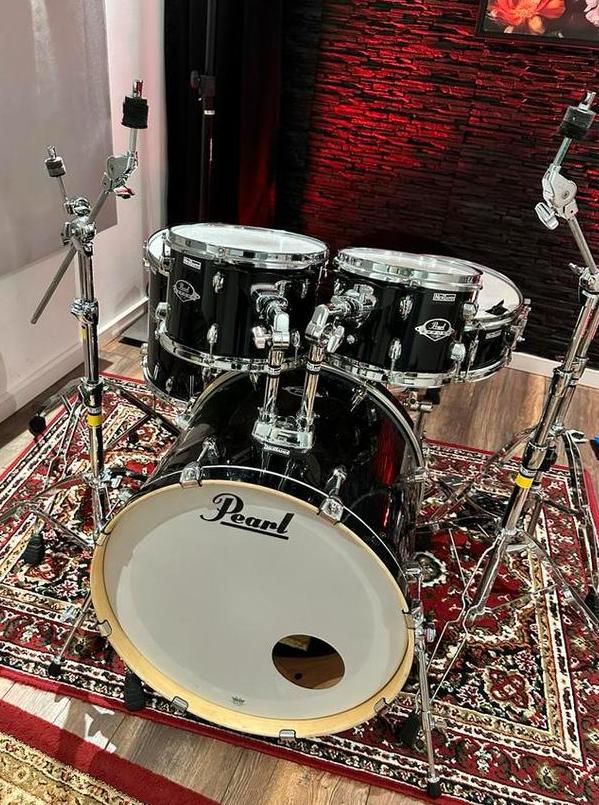 Pearl Export drum kit + hardware, Muziek en Instrumenten, Drumstellen en Slagwerk, Zo goed als nieuw, Pearl, Ophalen