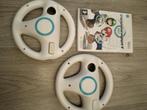Mario Kart Wii met 2 sturen, Gebruikt, Online, Racen en Vliegen, Ophalen of Verzenden