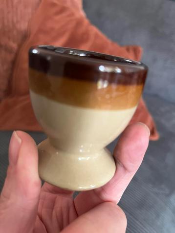 Vintage eierdopjes keramiek geglazuurd beschikbaar voor biedingen