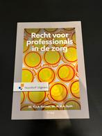 Recht voor professionals in de zorg. 17e druk, M.M.A. Reith; F.J.A. Beumer, Nieuw, Alpha, HBO