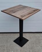 2 x Statafels sta tafels hout metaal bartafels kantoor cafe, Ophalen of Verzenden, Zo goed als nieuw, 75 cm of meer, 60 cm of meer