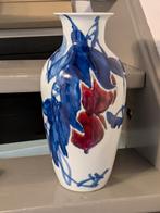 Grote moderne Chinese vaas handgeschilderd, Ophalen of Verzenden