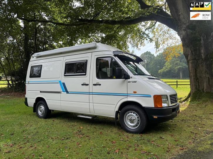 Volkswagen LT 35 TDI VERH. DAK Nieuwstaat, Caravans en Kamperen, Campers, Bedrijf, Buscamper of Camperbus, Volkswagen, Diesel