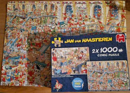 Jan van Haasteren legpuzzel - 2x 1000 stukjes, Hobby en Vrije tijd, Denksport en Puzzels, Zo goed als nieuw, Legpuzzel, 500 t/m 1500 stukjes