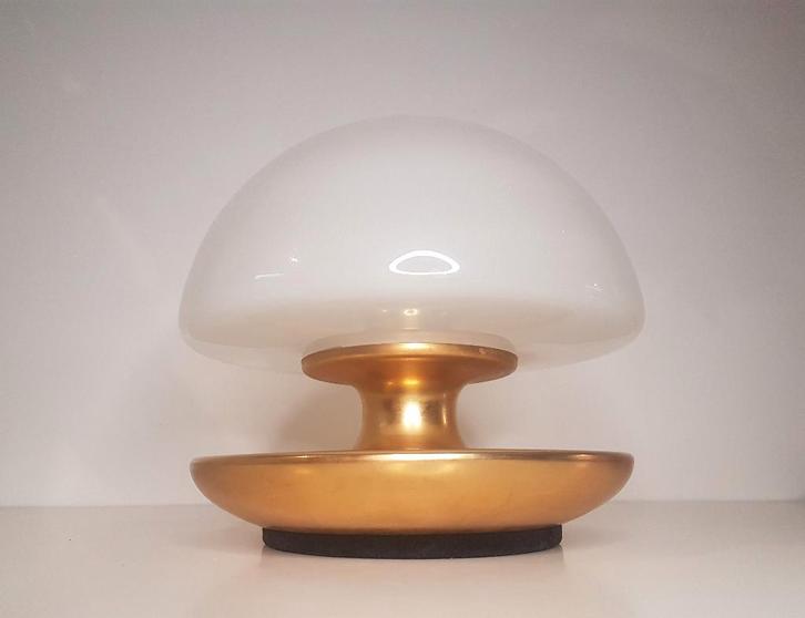 Mushroom tafellamp van Romeo Ballardini voor Sirrah, Huis en Inrichting, Lampen | Tafellampen, Gebruikt, Minder dan 50 cm, Glas