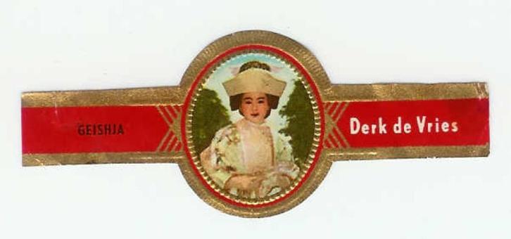 Sigarenbandjes Derk de Vries - 20 ex., Verzamelen, Rookartikelen, Aanstekers en Luciferdoosjes, Gebruikt, Sigarenbandjes, Verzenden