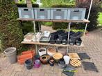 Kweekbakken met hardhouten rek, Ophalen, Tuin, 100 cm of meer, Zo goed als nieuw
