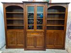 Klassieke Engelse boekenkast, bestaande uit 3 delen, Ophalen, Zo goed als nieuw, 25 tot 50 cm, 200 cm of meer