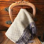 Engels tweed plad blocked aubergine/ beige, Westdijk 41 3241GT Middelharnis, Ophalen of Verzenden, Info@hetlijstjevanbrocante.nl