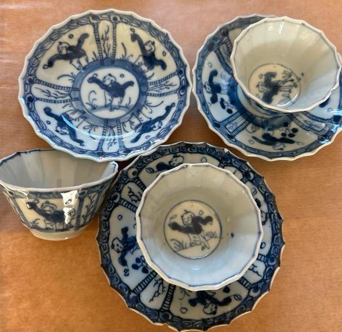 Antiek Chinees theekommen, Antiek en Kunst, Antiek | Porselein, Ophalen of Verzenden