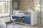 Bonny 95 Halfhoogslaper Schuifbureau - 90x200 - 4 kleuren, Ophalen of Verzenden, Nieuw