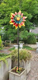 WINDMOLEN / VUURBLOEM / windspinner, Tuin en Terras, Windwijzers en Windmolens, Huis en tuin decoratie Marie, Nieuw, Info@huisentuindecoratiemarie.nl