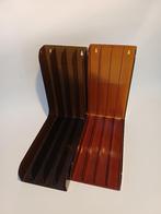 Set van 2 vintage platenhouders LP-standaards platenrekken., Verzamelen, Retro, Ophalen of Verzenden, Huis en Inrichting