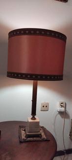 Antieke lamp koper/marmer, Antiek en Kunst, Ophalen of Verzenden