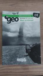 De Geo, werkboek 3/4 vmbk-kgt, weer en klimaat, Boeken, Ophalen of Verzenden, Nieuw, VMBO