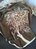 Vintage wollen deken met boom motief, Ophalen of Verzenden