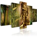 106 Bamboe Buddha 5 Luik Schilderij 200x100cm Nieuw, Huis en Inrichting, Woonaccessoires | Schilderijen, Tekeningen en Foto's