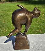 DIKKE DAME / bronzen beeld / gebogen, Antiek en Kunst, Kunst | Beelden en Houtsnijwerken, Ophalen of Verzenden