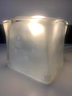 Iviken icecube lamp IKEA jaren 90, Gebruikt, Ophalen of Verzenden, Glas, Minder dan 50 cm