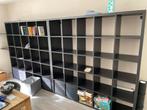 2x Zwarte Kallax 5x5 - Zonder inhoud, Huis en Inrichting, Ophalen, Met plank(en), Kunststof, Gebruikt