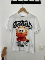 Garfield T shirt unisex, Kleding | Dames, Wit, Ophalen of Verzenden, Zo goed als nieuw, Korte mouw