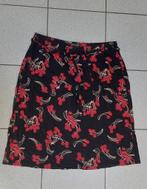 Prachtige rok van King Louie maat 44 met leuke kersenprint., King Louie, Ophalen of Verzenden, Zo goed als nieuw, Zwart