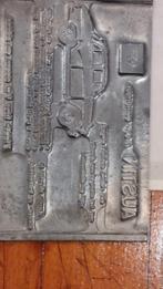 Originele Loden Reclame Drukplaat Austin A55, Ophalen of Verzenden