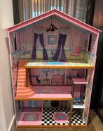 Compleet Barbiehuis met Barbies & Accessoires!, Ophalen, Gebruikt, Poppenhuis
