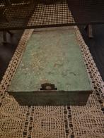 Zware ijzeren  oude ( leger ?) kist, Ophalen of Verzenden, Zo goed als nieuw, Minder dan 50 cm, Minder dan 50 cm