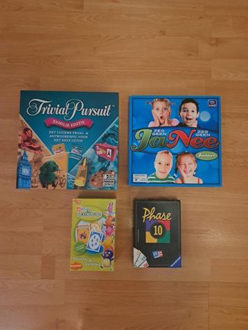 Diverse spelletjes voor het gezin beschikbaar voor biedingen