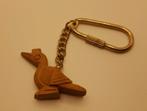 Houten vogel sleutelhanger, Ophalen of Verzenden