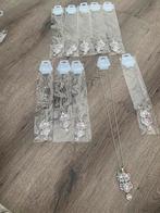 Partij 10 stuks lange kettingen uil zilverkleurig K124, Ophalen of Verzenden, Nieuw, Zilver, Overige materialen