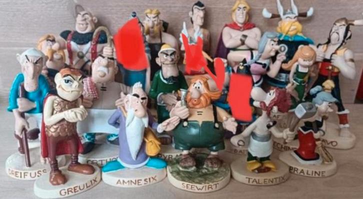 Asterix zeldzaam 14 (17) stuks Atlas-collectie beeldjes 2003, Verzamelen, Poppetjes en Figuurtjes, Zo goed als nieuw, Ophalen of Verzenden